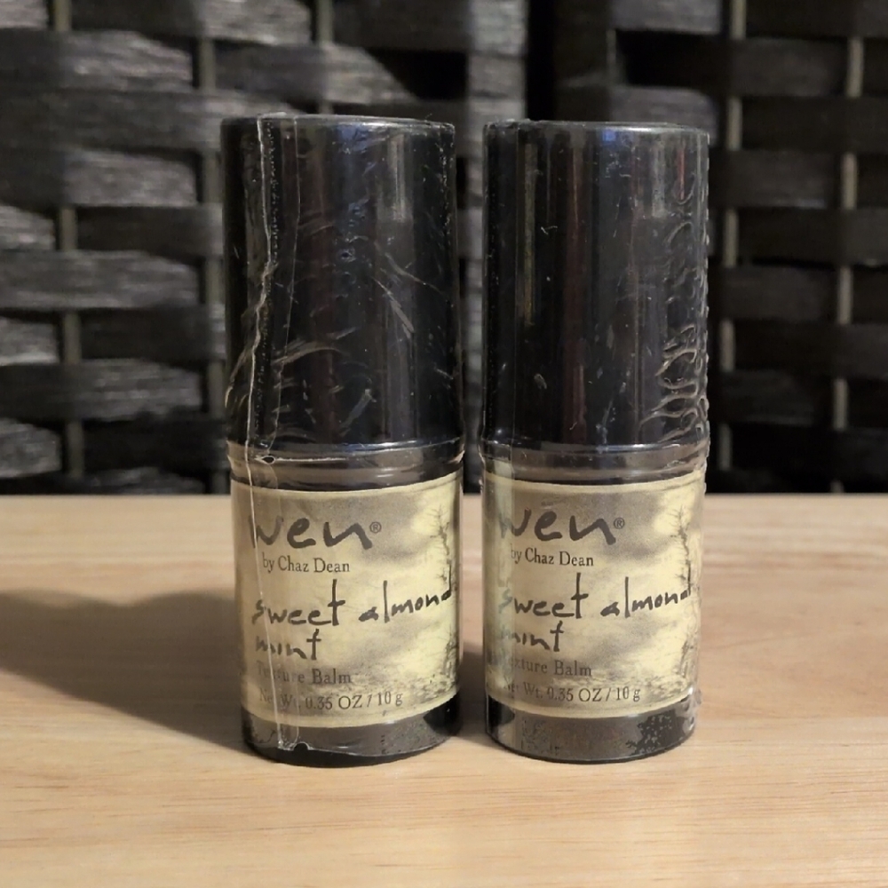WEN Sweet Almond Mint Candle Set - Black and Cream